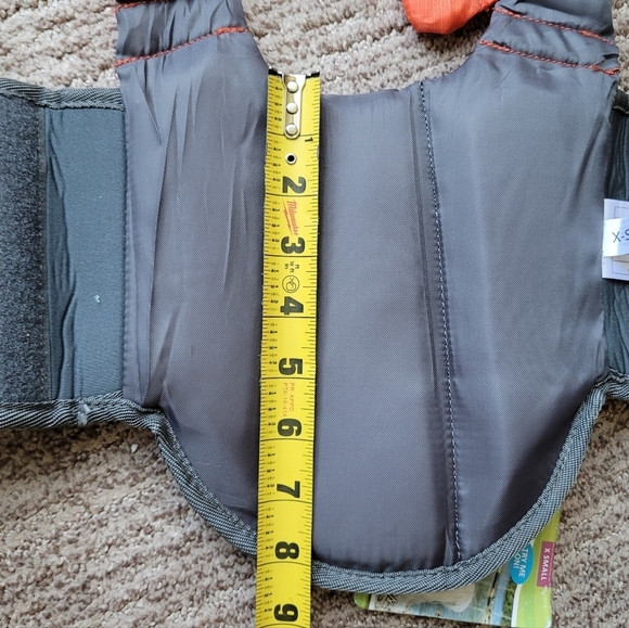 NWT HOT PAW DOG LIFE JACKET with RESCUE HANDLE 5 - 15 LBS XS ORANGE & GREY - Picture 11 of 14